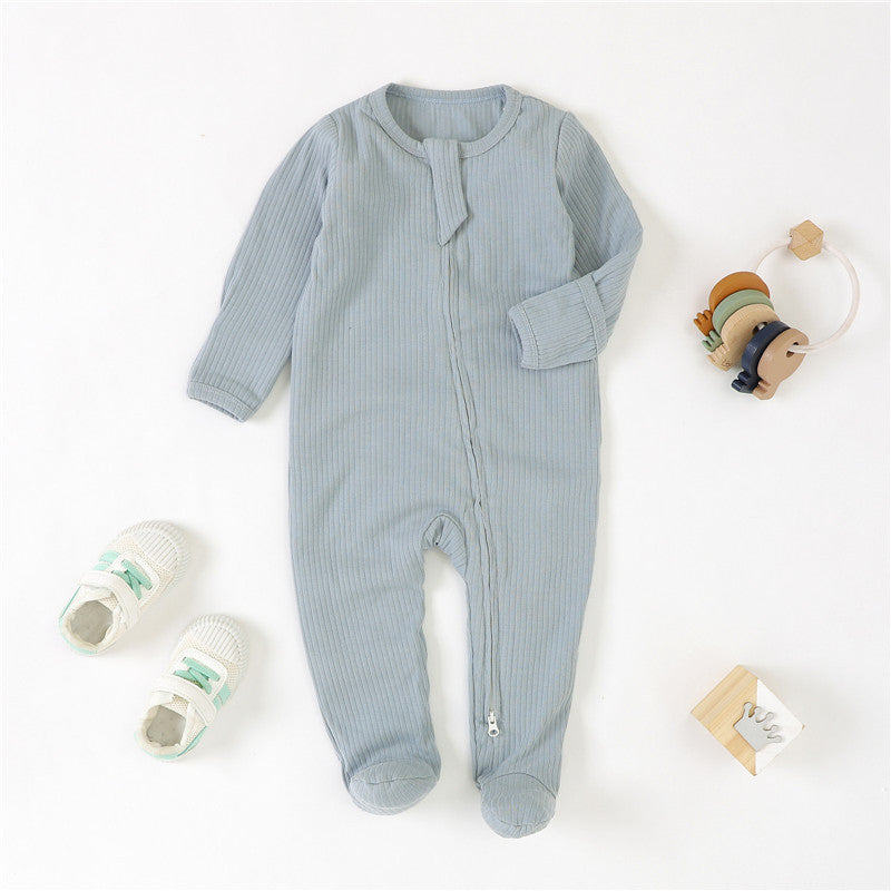 Baby Bodysuit Ribbed Fabric Romper