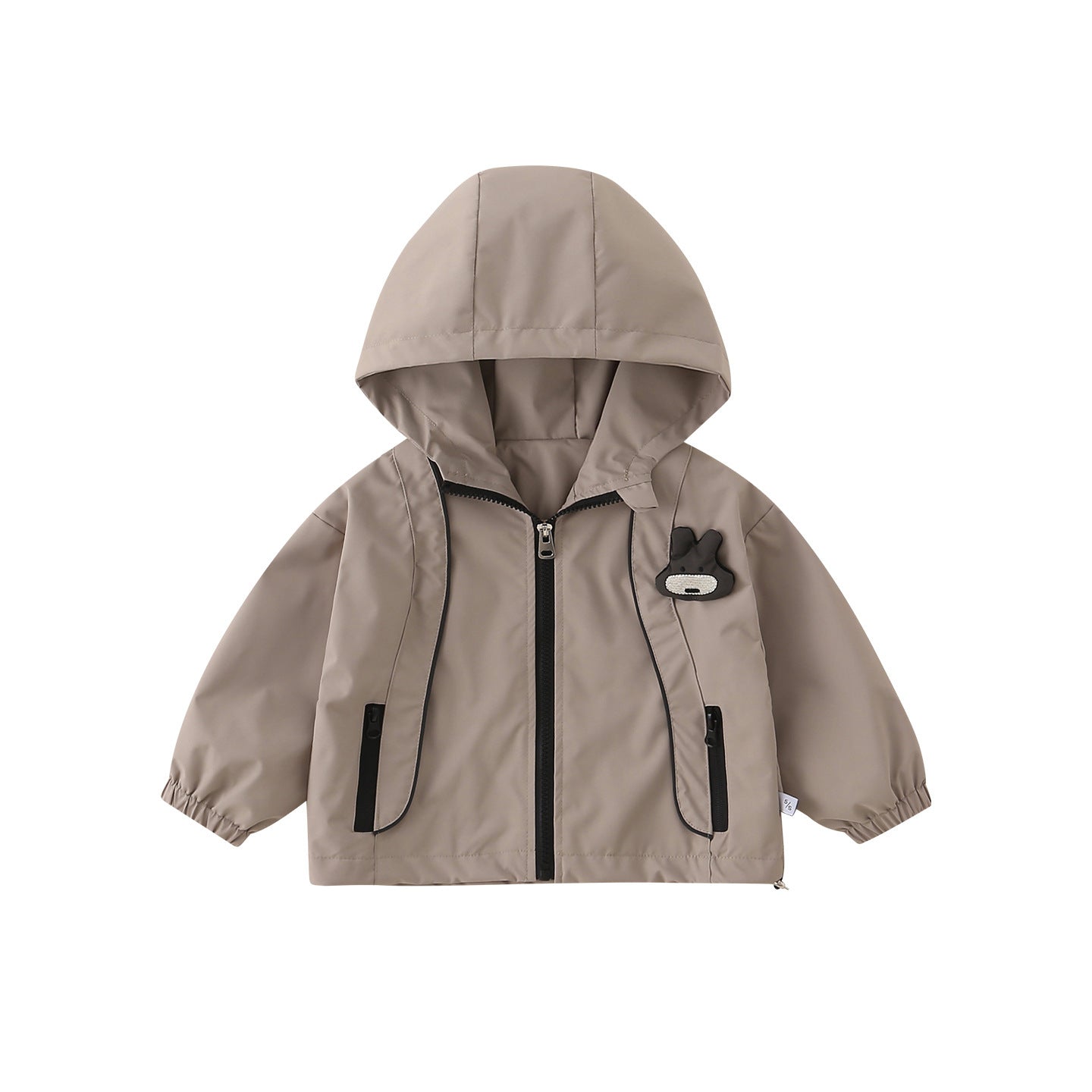 Boys Hooded Outdoor Casual Windproof Jacket Set